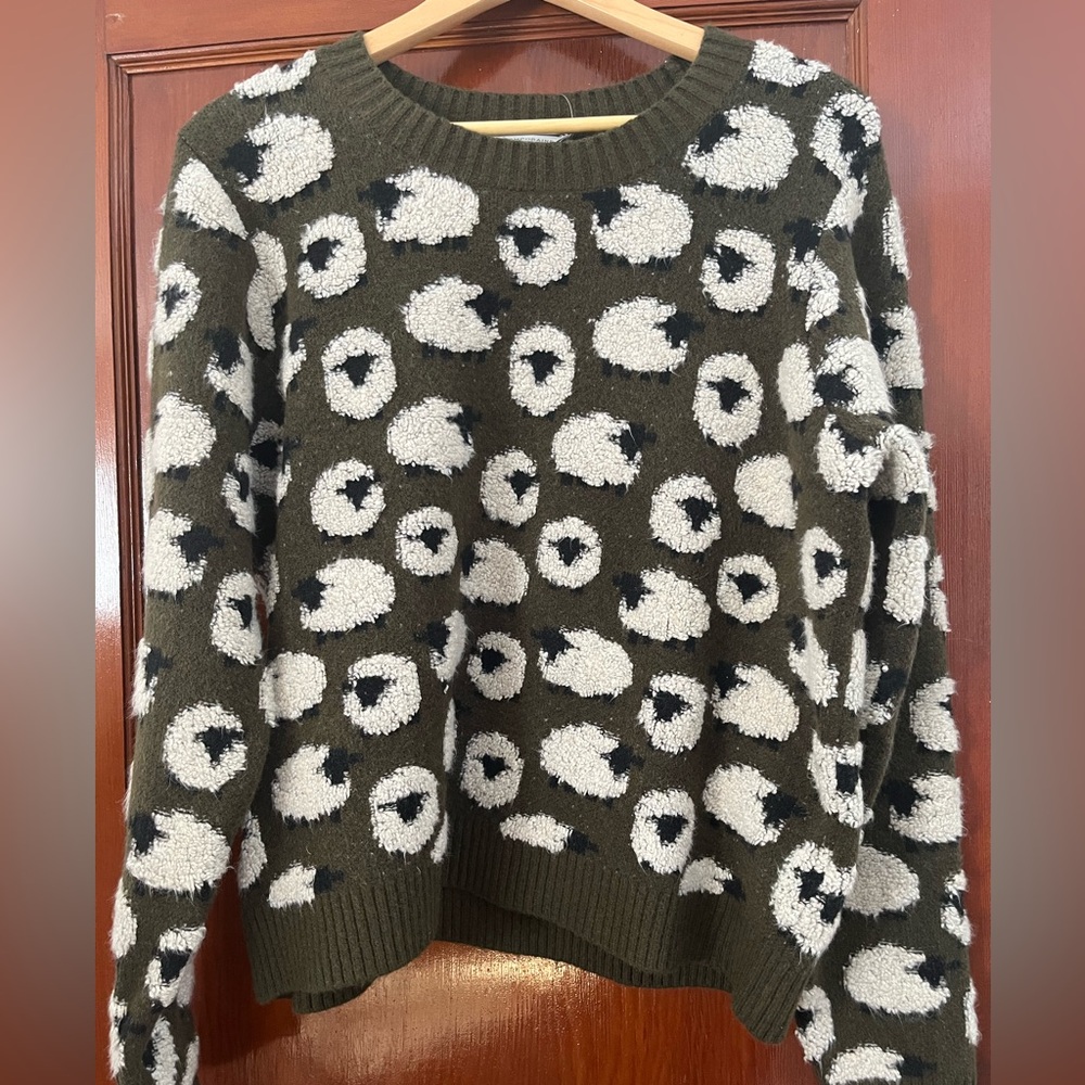BNWT Contemporaine par Simons Sheep Sweater
